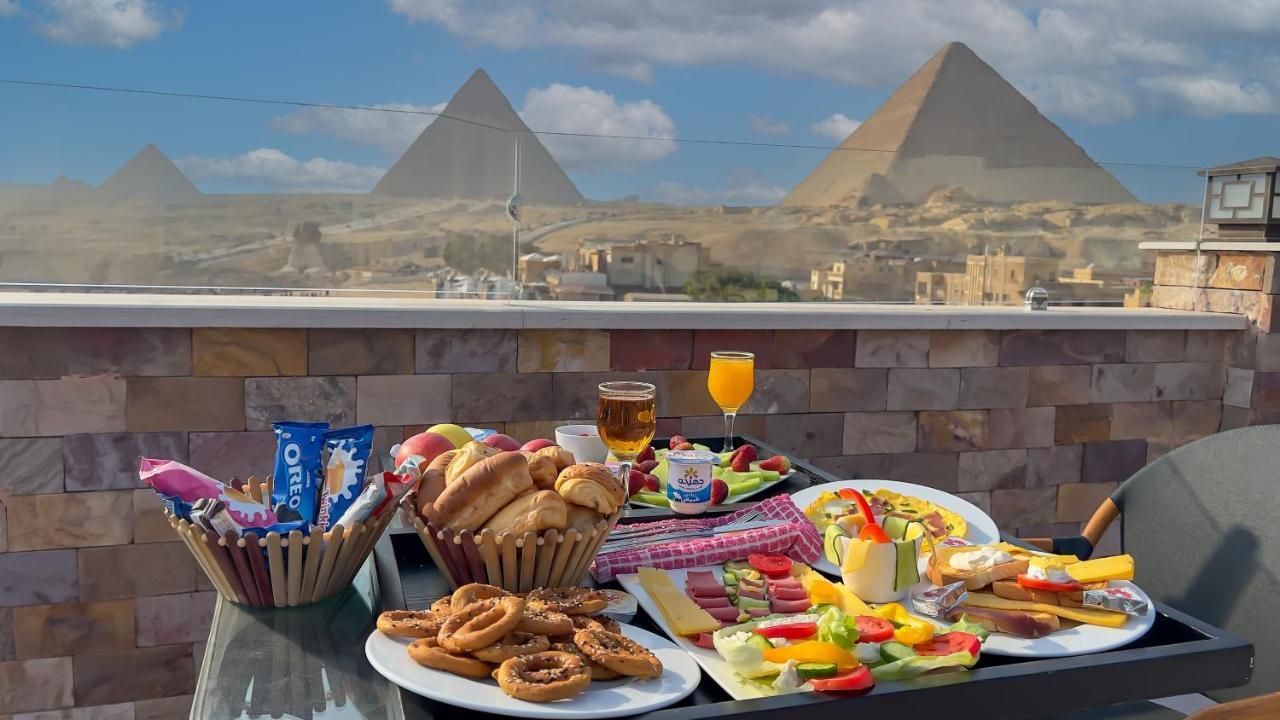 Hotel Steps In Pyramids View à Kafret el-Gabal Extérieur photo
