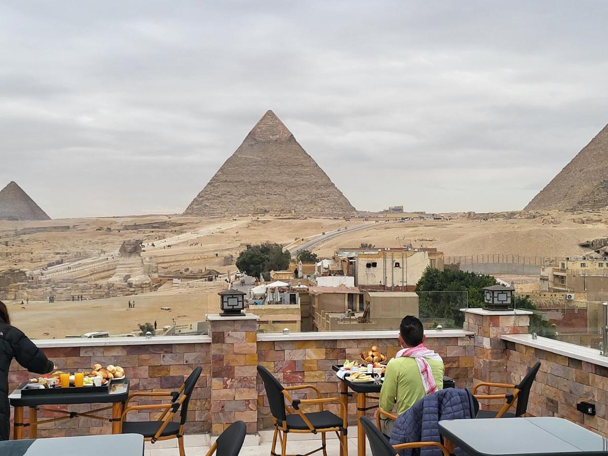 Hotel Steps In Pyramids View à Kafret el-Gabal Extérieur photo